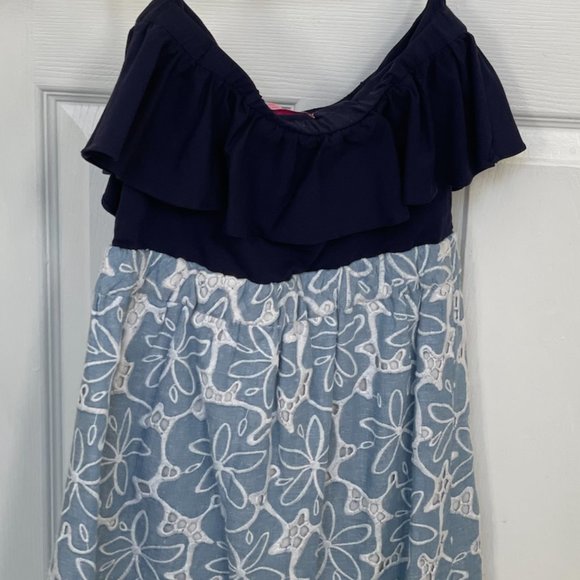 Lilly Pulitzer Dresses Lilly Pulitzer Athens Blue Sand Dollar Dress